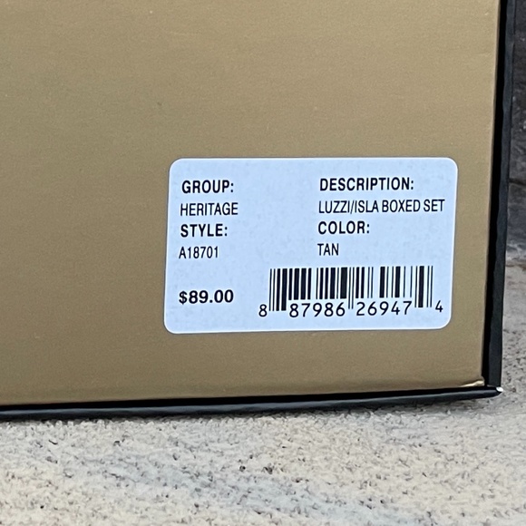 Patricia Nash LUZZI/ISLA Boxed Set Heritage Tan - Picture 7 of 8